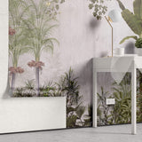 Tapet personalizat Tropical cu copaci tropicali infloriti - TROPICAL BLOOM TREE