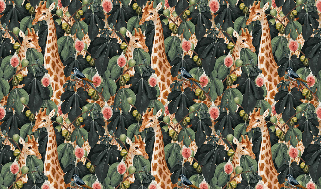 Tapet personalizat - FIG GIRAFFE