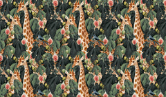 Fig Giraffe Personalised Wallpaper