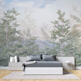 Tapet personalizat Tropical cu peisaj exotic natural - TROPICAL MOUNTAIN VIEW