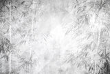 Tapet personalizat Tropical cu bambus gri - GREYSCALE BAMBOO