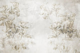 Tapet personalizat Tropical cu copaci in nuante de sepia - FICUS LYRATA
