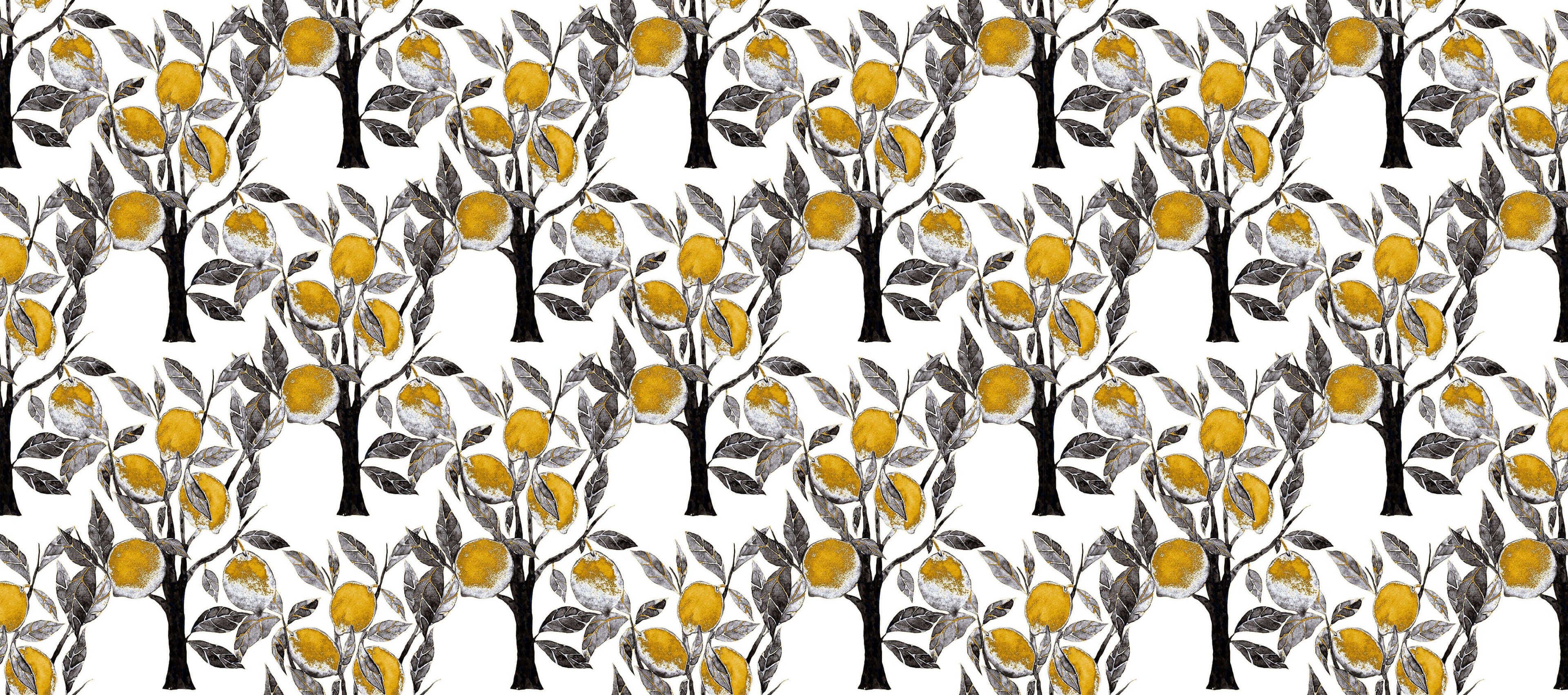Tapet personalizat - LEMON GREY