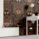Tapet personalizat oriental cu model de inspiratie arabica damascan damask