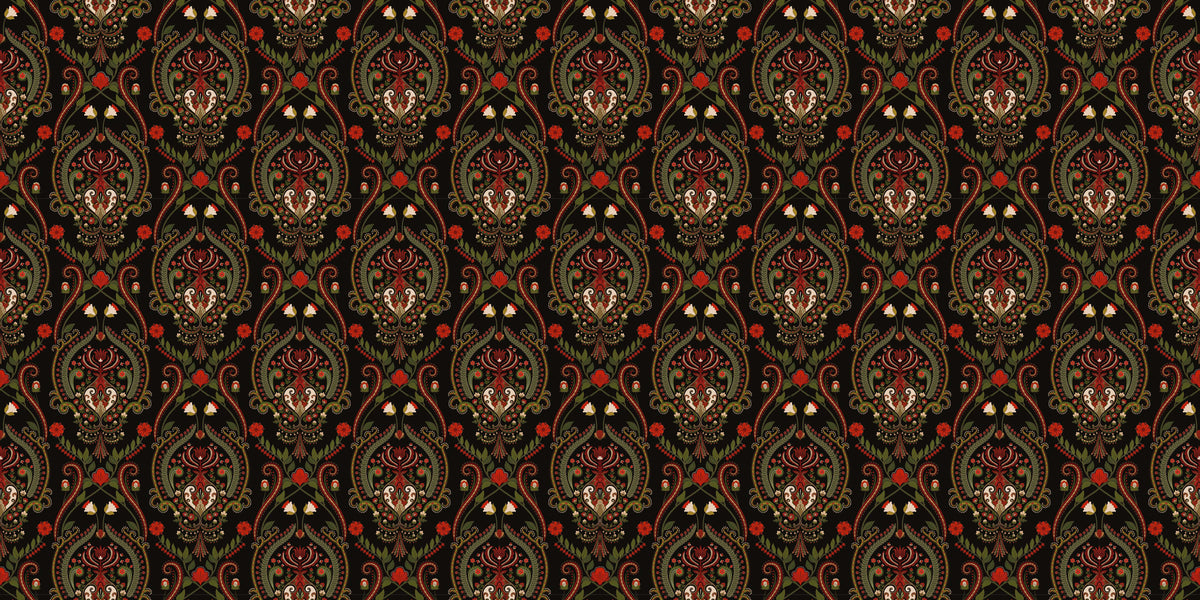Damask Personalised Wallpaper