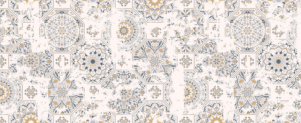 Tapet personalizat - WARM MANDALA