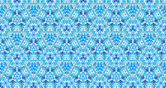 Marocan Turqoise Personalised Wallpaper