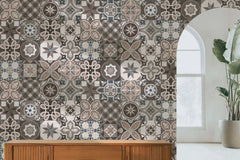 Tapet personalizat mozaic cu mozaic toscan tuscany tiles