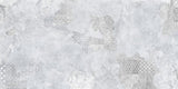 Tapet personalizat Mozaic cu fundal de ciment si insertii de mozaic - GREY CERAMIC MOSAIC
