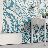 Tapet personalizat Mozaic cu model tropical de mosaic - BLUE INDIAN