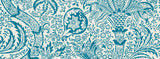 Tapet personalizat Mozaic cu model tropical de mosaic - BLUE INDIAN