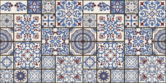 Tapet personalizat Mozaic cu elemente orientale de mozaic - ARABIC TILES