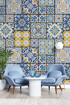 Tapet personalizat Mozaic cu elemente orientale de mozaic - ARABIC TILES