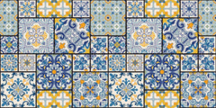 Tapet personalizat Mozaic cu elemente orientale de mozaic - ARABIC TILES