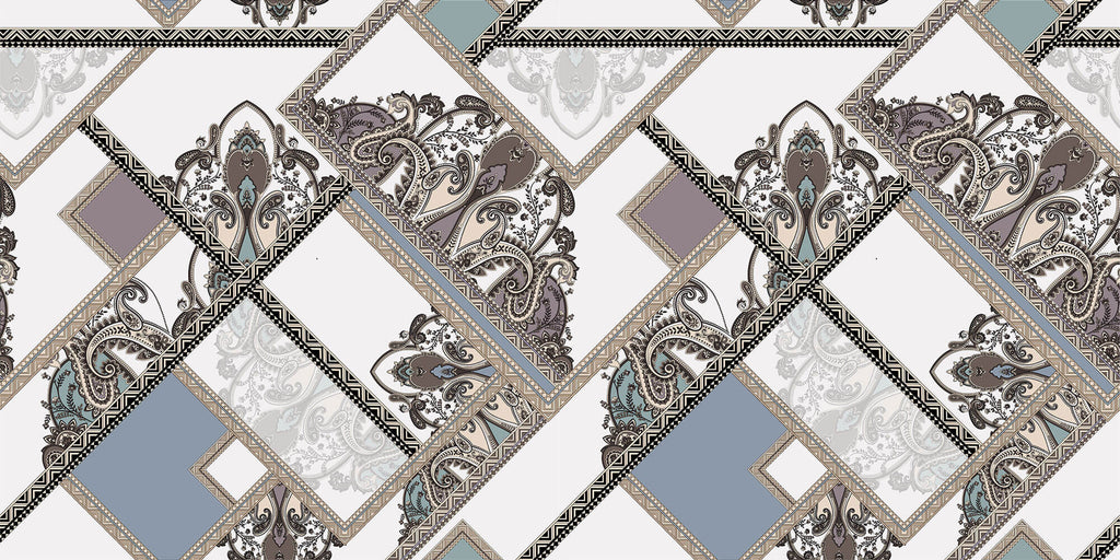 Tapet personalizat Mozaic cu mosaic elegant - CLASIQUE TILE