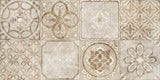 Tapet personalizat Mozaic cu elemente florale in nuante de bej granit - ANCIENT TILES