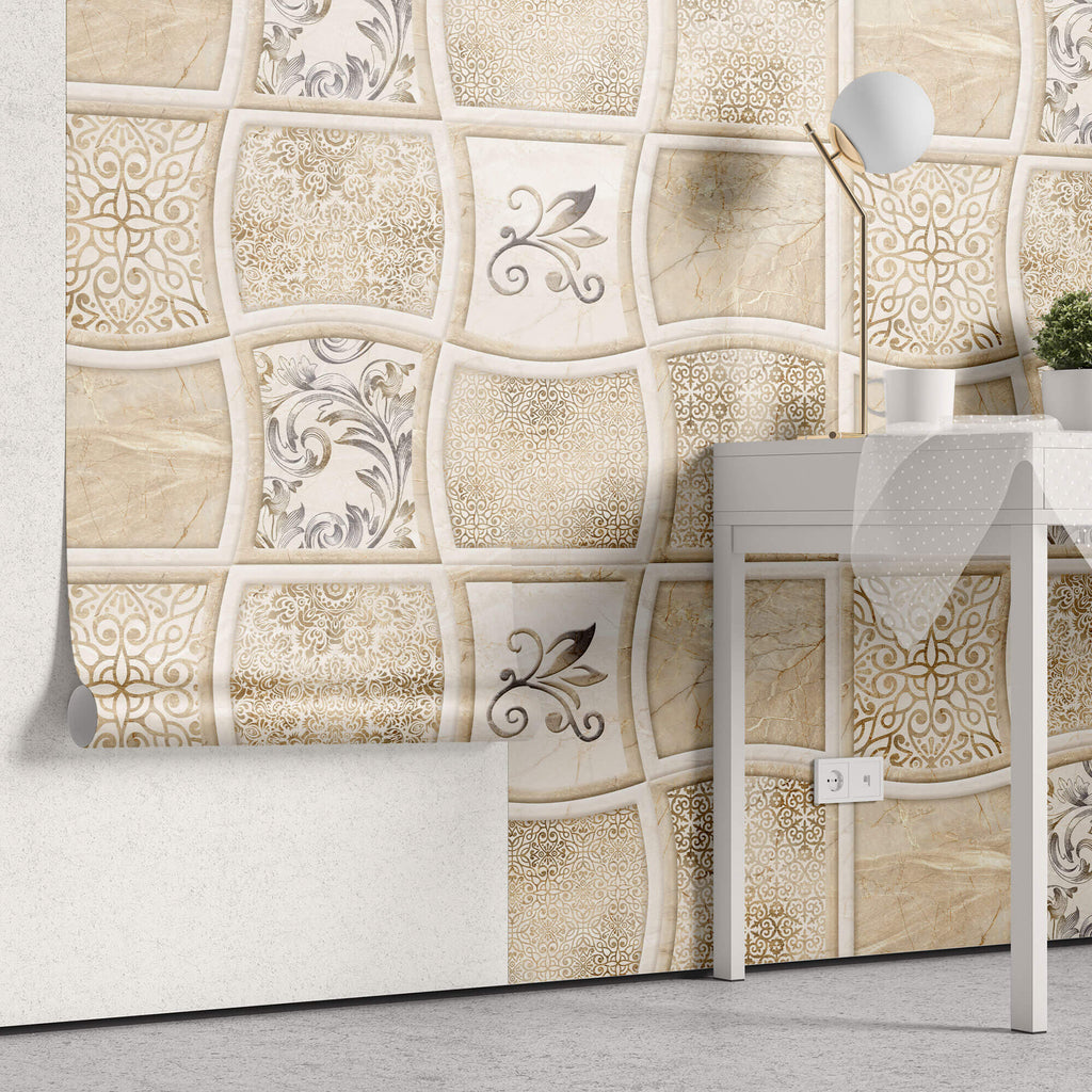Tapet personalizat Mozaic cu motive ceramice in stil Gaudi - GAUDI'S KITCHEN