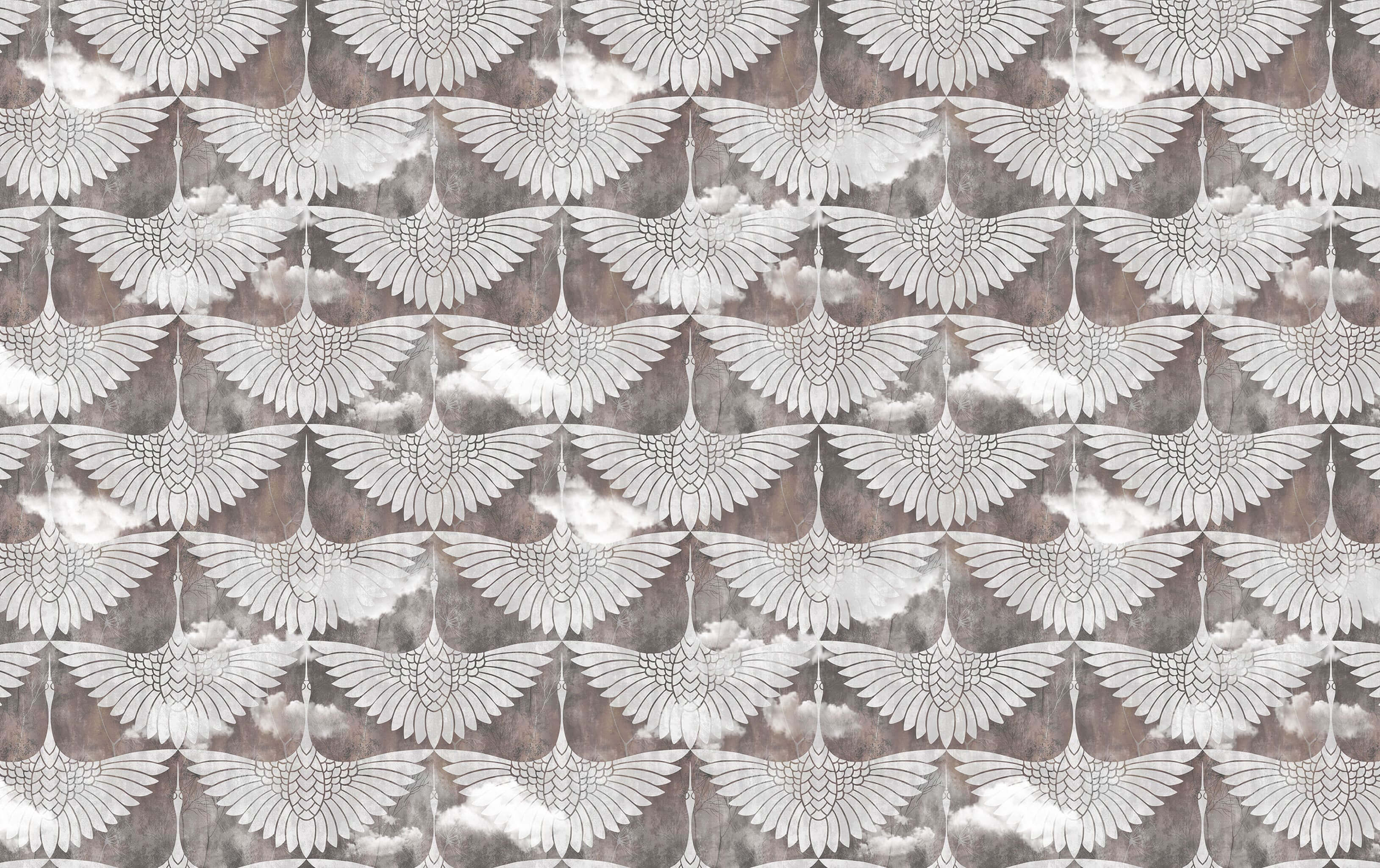Tapet personalizat - FLYING EGRETS