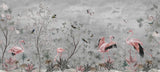 Pink Grayscale Personalised Wallpaper