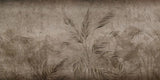 Tapet personalizat zen oriental cu padure tropicala in nuante sepia sepia rainforest
