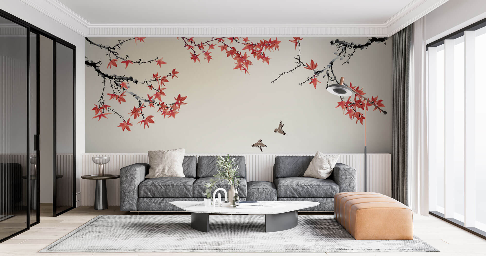 Tapet Zen Oriental cu artar chinezesc - CHINESE MAPLE TREE