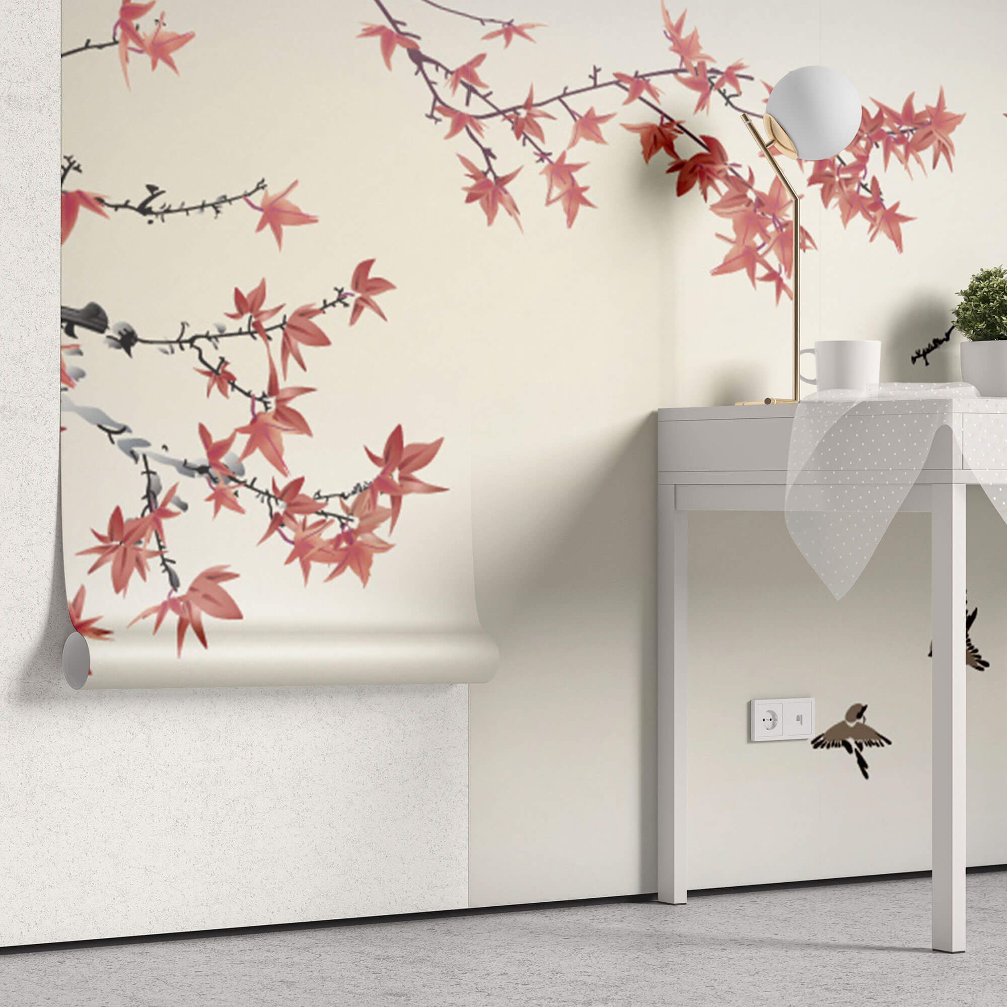 Tapet Zen Oriental cu artar chinezesc - CHINESE MAPLE TREE