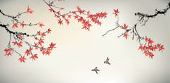 Tapet Zen Oriental cu artar chinezesc - CHINESE MAPLE TREE