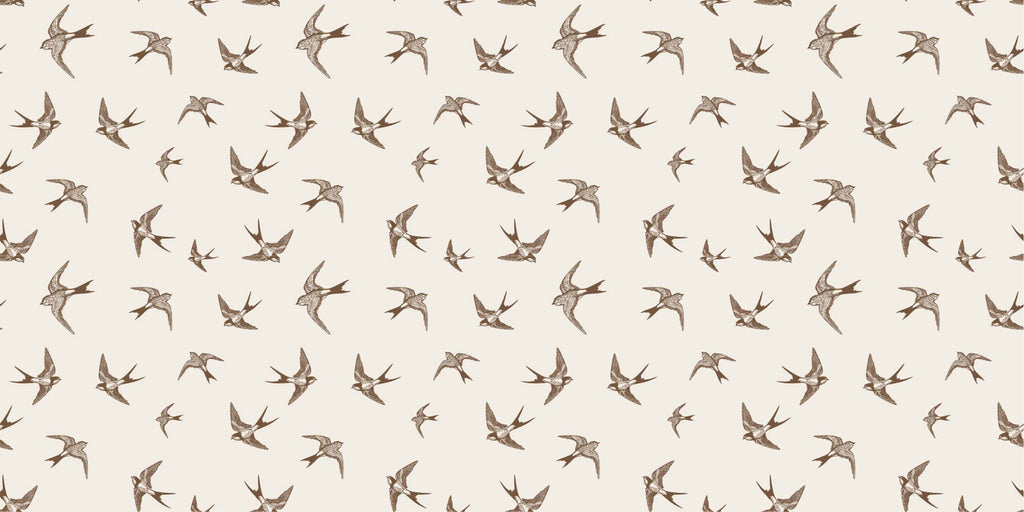 Tapet personalizat - SEPIA SWALLOWS