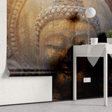 Tapet Zen Oriental cu statueta lui Buddha - RUSTY BUDDHA