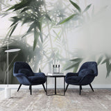 Tapet Zen Oriental cu bambusi aflati in ceata - STEAMY BAMBOO