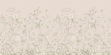 Tapet Zen Oriental cu gradina inflorita in stil chinoiserie in nuante de roz pal - LIGHT PINK CHINOISERIE