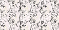 Grey Geisha Personalised Wallpaper
