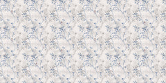 Blue Printed Porcelain Personalised Wallpaper