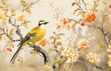 Tapet Zen Oriental cu peisaj inflorit de vara - CHINESE SUMMER
