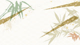 Tapet Japandi cu bambusi abstracti si fundal texturat cu motive seigaiha - WHISPERS OF BAMBOO