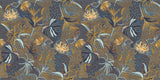Boho Flower's Contrast Personalised Wallpaper