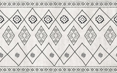 Black&white Aztec Personalised Wallpaper