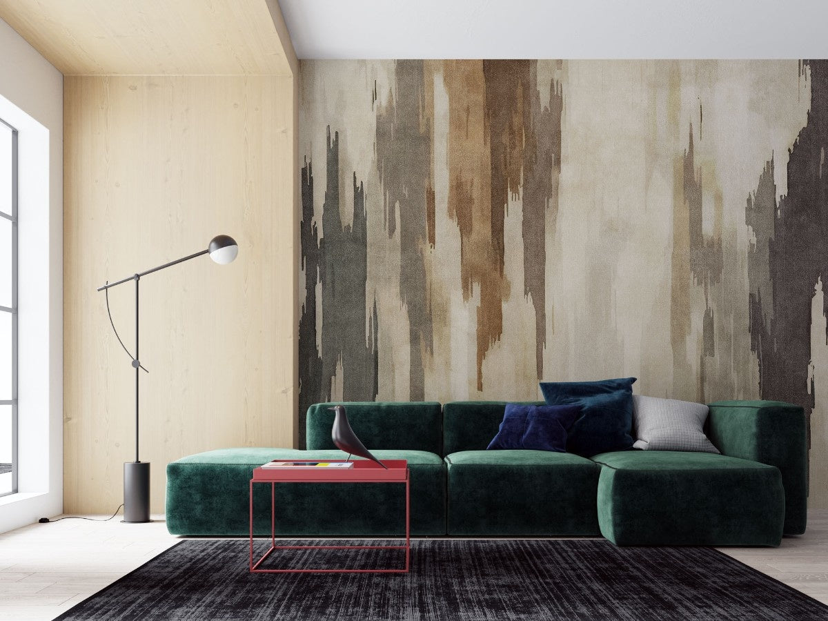 Tapet personalizat bohemian textura calda primitoare in rustic pictat fundal autentic relaxat farmec boem rustic linen