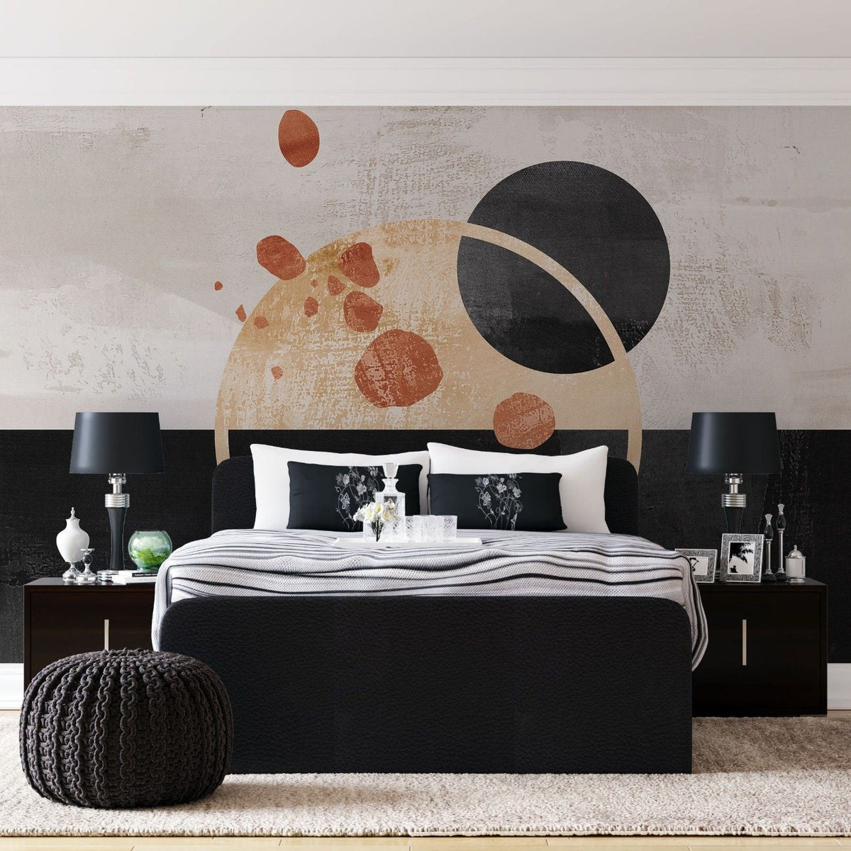 Tapet personalizat bohemian strop artistic teracota caldura autenticitate tonuri pamant design modern expresiv terracotta splash