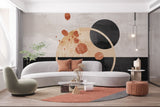 Tapet personalizat bohemian strop artistic teracota caldura autenticitate tonuri pamant design modern expresiv terracotta splash