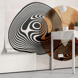 Tapet personalizat bohemian calatorie vizuala cerc vis psihedelic culori accent forme hipnotizante spatiu unic psychedelic dream circle