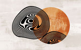 Tapet personalizat bohemian calatorie vizuala cerc vis psihedelic culori accent forme hipnotizante spatiu unic psychedelic dream circle