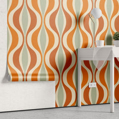 Tapet personalizat bohemian design retro suflu nostalgic artistic stil liber atemporal retro boho