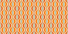 Retro Boho Personalised Wallpaper