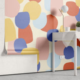 Tapet personalizat bohemian model patchwork eclectic farmec creativitate unicitate stil liber arta abstracta patchy pattern