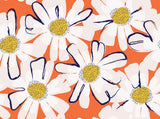 Tapet personalizat bohemian margareta vibranta explodeaza culori bucurie zambet energie proaspata casa stil autentic vibrant daisy