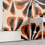 Tapet personalizat bohemian interpretare abstracta palmier desert mister liniste peisaje aride nota artistica moderna abstract desert palm