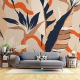 Tapet personalizat bohemian floarea exotica passion bird forme culori unice indrazneala frumusete tropicala passion bird flower