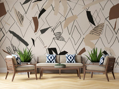 Tapet personalizat bohemian abstractie suflet libertate creativitate forme fluide culori profunde interior artistic inspirat soul abstraction
