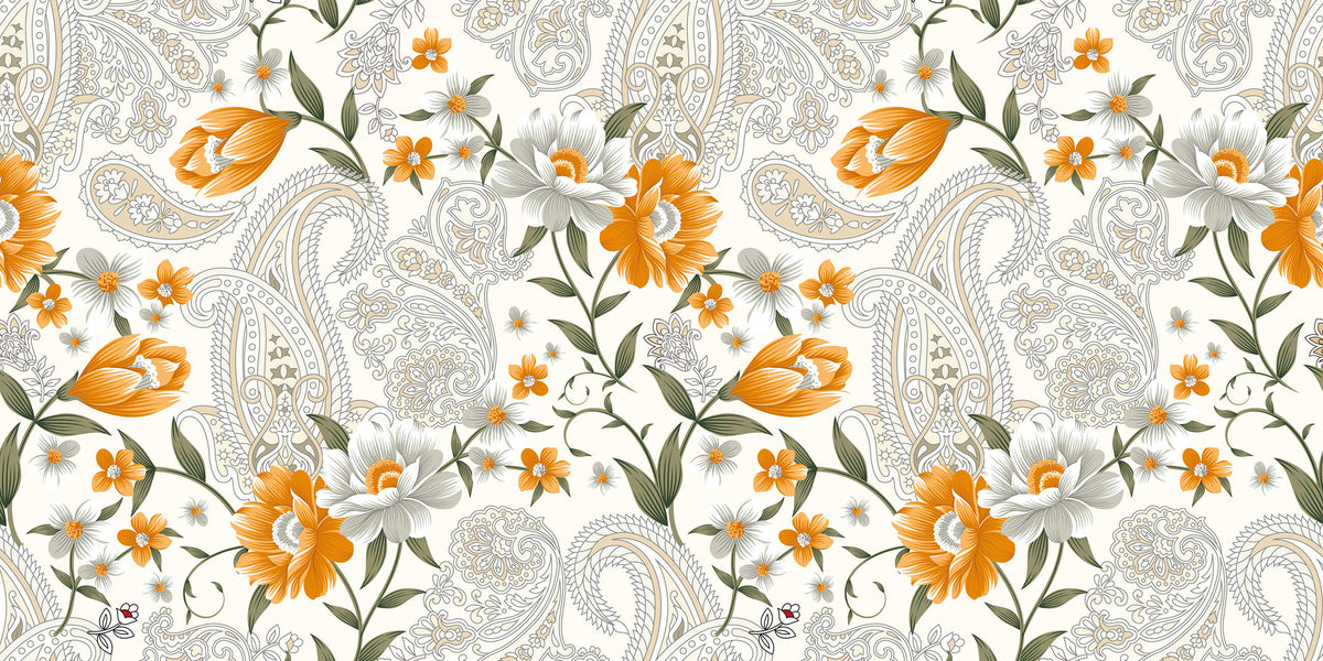 Flower Mandala Personalised Wallpaper
